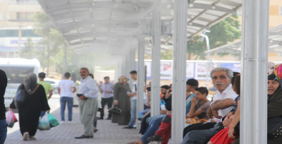 Duraklara buhar sistemi