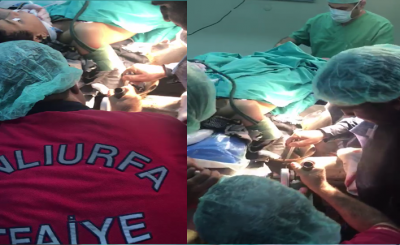 Elini kıyma makinesine kaptırdı