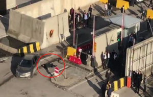 Emniyet Müdürlüğü önünde silah sesleri