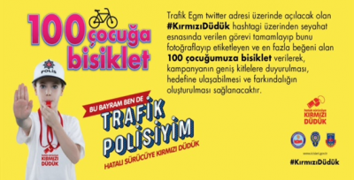 En Çok Beğeni Alan 100 Çocuğa Bisiklet