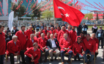 Evren sanayi esnafı kortej yürüyüşüne katıldı