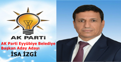 Eyyübiye Belediye Başkan Aday Adayı İzgi'den Yeni Yıl Mesajı