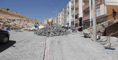 Eyyübiye Belediyesi Yol Yapım Çalışmalarını Sürdürüyor