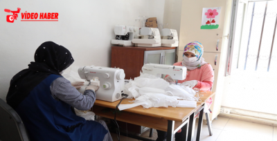 Eyyübiye Belediyesi, Maske Üretimini Seri Bir Şekilde Sürdürüyor