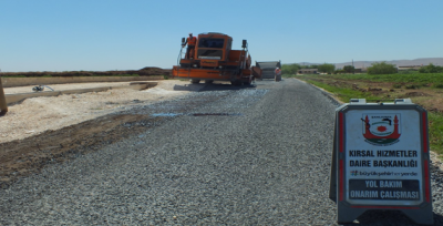 Eyyübiye Kırsalında Asfalt Çalışması