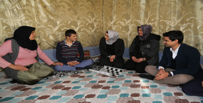 Eyyübiye'de Çat Kapı Ev Ziyaretleri Sürüyor.