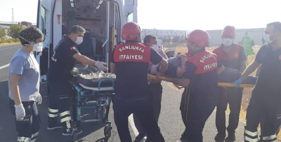 Eyyübiye'de iki araç çarpıştı