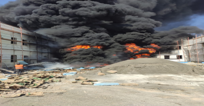 Eyyübiye'de korkutan yangın!