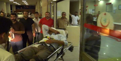 Eyyübiye'de taşlı sopalı kavga, 8 yaralı