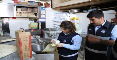 Fırınlarda, temizlik ve hijyen kontrolü yapıldı