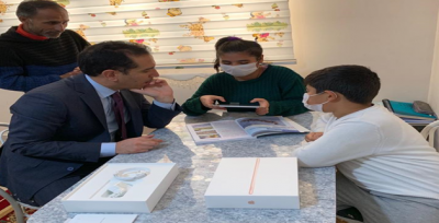 Görme  engelli  öğrencinin hayalini Kaymakam Aktaş gerçekleştirdi