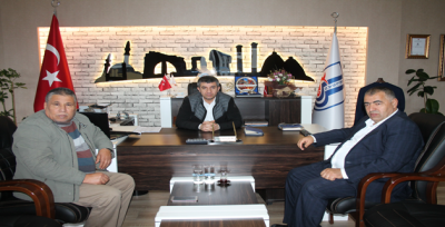 Gülebak ve Yıldırım'dan BELSAN Genel Müdürü'ne ziyaret 