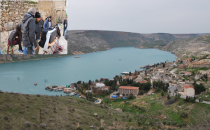 Halfeti'de dizi heyecanı