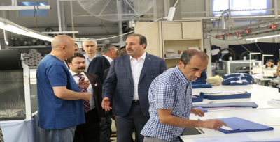 Halil Özcan'dan, Organize Sanayi Bölge Müdürlüğüne Ziyaret
