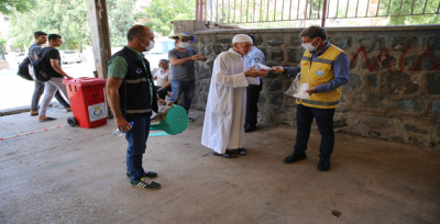 Haliliye Belediyesi tedbiri elden bırakmıyor
