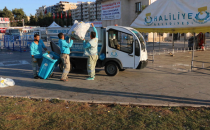 Haliliye Belediyesi, Demokrasi Nöbeti Alanını Dip Bucak Temizliyor