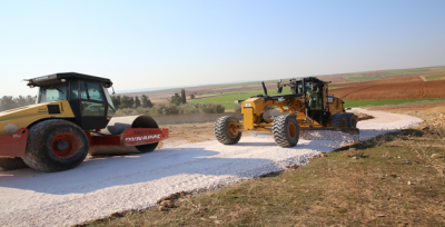 Haliliye Belediyesinden, Kırsalda 5 Mahallede Yol Yapım Çalışması