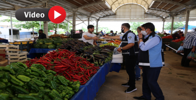 Haliliye Zabıtasından Semt Pazarlarına Denetim