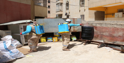 Haliliye'de İlaçlama Çalışmaları Aralıksız Devam Ediyor