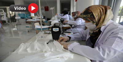 Haliliye'de Maske Üretimi Ve Dağıtımı Sürüyor