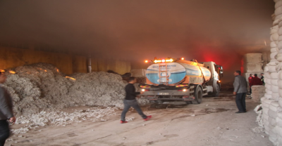 Haliliye'de Tekstil Fabrikasında Yangını!