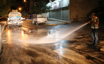 Haliliye'de Temizlik Çalışmaları 24 Saat Sürüyor