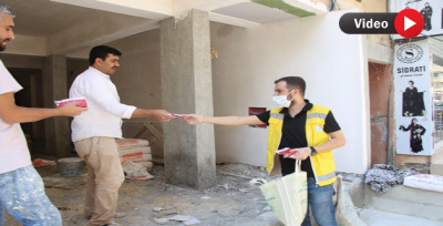 Haliliye'den Gaziler Günü'nde Vatandaşlara Bayrak Hediyesi