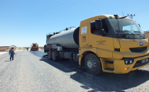 Harran Kırsalında Asfalt Serimine Başladı