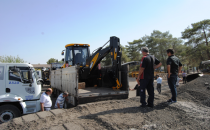 Hibe Olarak Gönderilen İş Makinesi Teslim Alındı