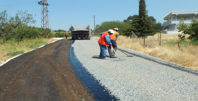 Hilvan Kırsalında Asfalt Çalışması