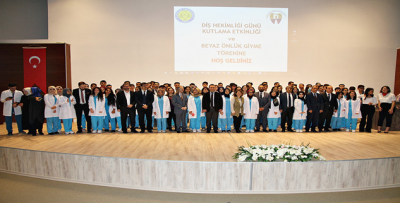 HRÜ Diş Hekimliği Öğrencilerine Beyaz Önlük Giyme Töreni Gerçekleştirildi
