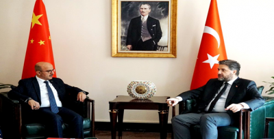 İbrahim Uyar'dan Pekin Büyükelçimiz Önen'e ziyaret