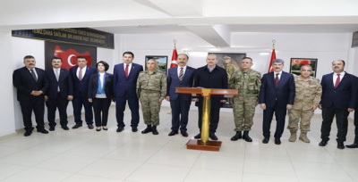 İçişleri Bakanı Süleyman Soylu Sınırda Denetleme Yaptı