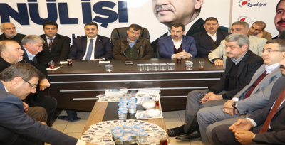 İl Başkanı Yıldız'dan  Baydilli'nin Seçim Bürosuna Ziyaret