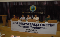 İlk Defa Bor Bilim Adamları Şanlıurfa'da