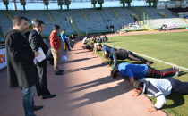 İlk kez koşulu,şınavlı ve mekikli köy korucu sınavı yapıldı