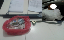 İş yerini soydu kaçamadan yakalandı