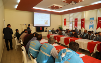 İşçilere iş sağlığı ve güvenliği semineri verildi