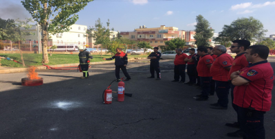 İtfaiye Ekiplerinden Gerçeği Aratmayan Tatbikat