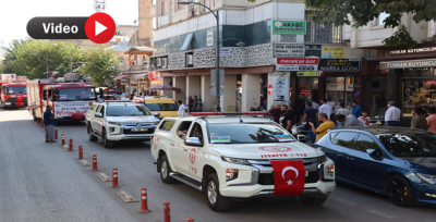 İtfaiye Haftası'nda Kortejli Kutlama