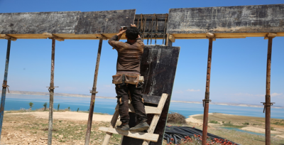 Karaköprü Kırsalında Çok Amaçlı Salon Yatırımları Devam Ediyor