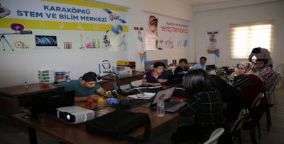Karaköprü Stem Merkezine Büyük Onur
