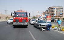 Karaköprü yolunda zincirleme kaza