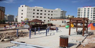 Karaköprü'de Engellilere Özel Parkta Sona Doğru