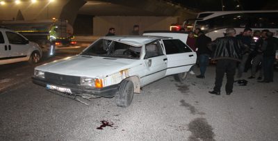 Karaköprü'de Karşıya Geçen Kadına Otomobil Çarptı!