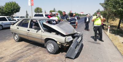 Karaköprü'de Trafik Kazası