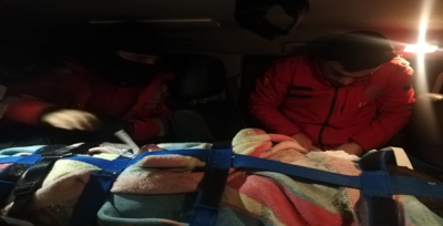 Karda mahsur kalan bir vatandaşın yardımına UMKE Koştu