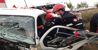 Kısas Yolunda Sıkışmalı Trafik Kazası, 8 yaralı