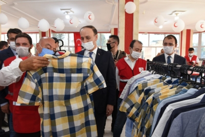 Kızılay, Suriye'deki Sekizinci Mağazasını Resulayn'da Açtı