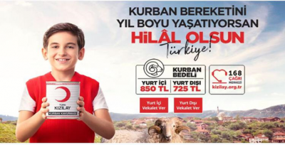 Kızılay'dan Kurban Bağış Çağrısı